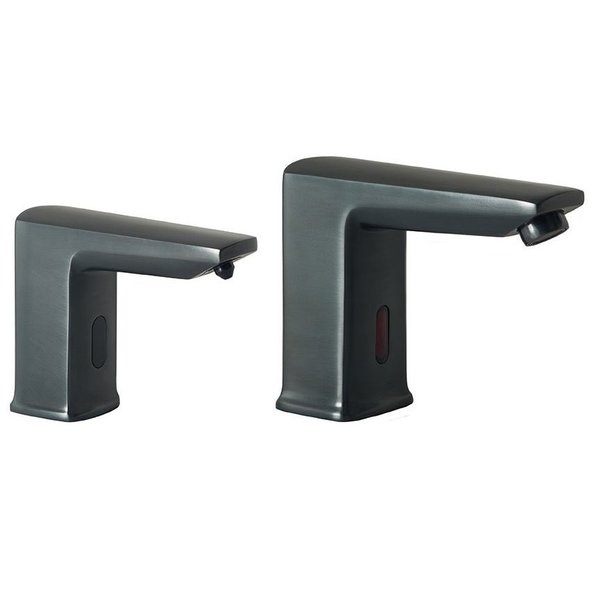 Macfaucets MP22 Matching Pair Of Faucet And Soap Dispenser, Oil Rubbed Bronze MP22 ORB